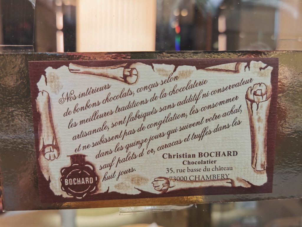 chocolats Père Bochard