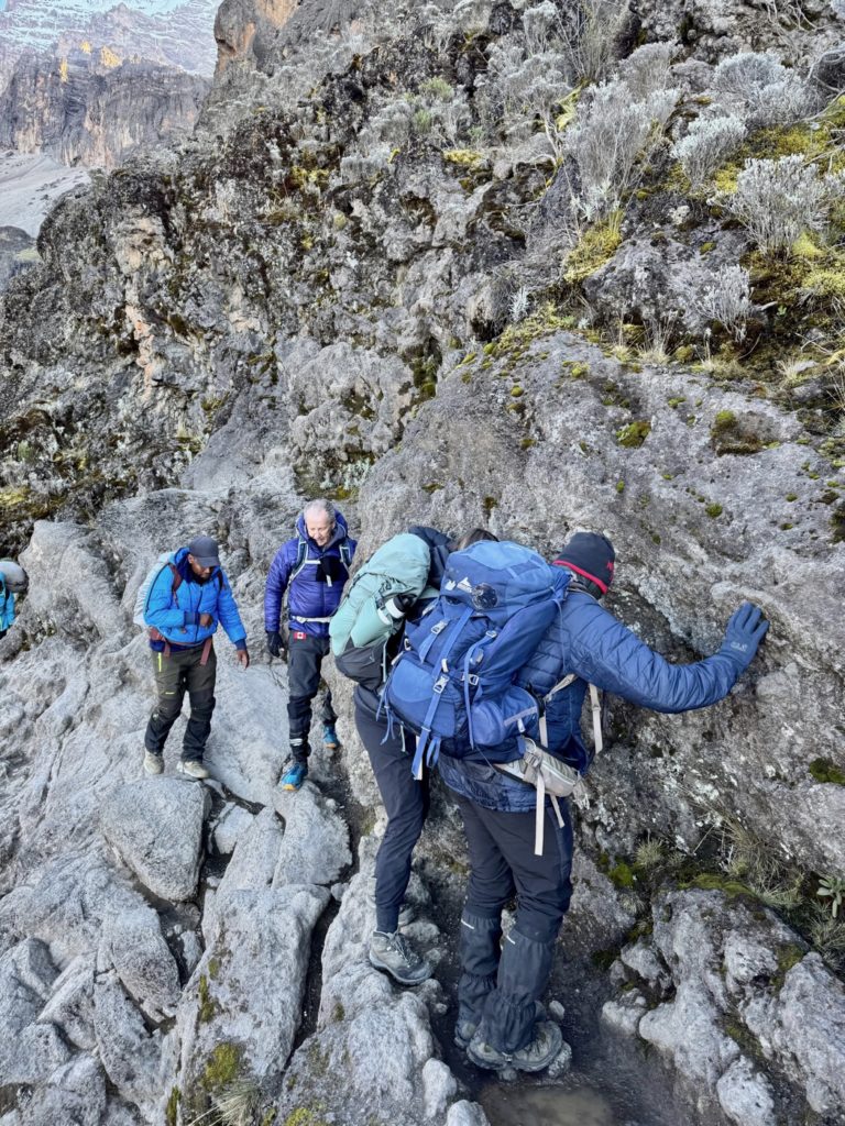 Passage du Baranco Wall