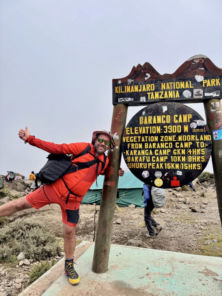 Arrivée à Baranco Camp