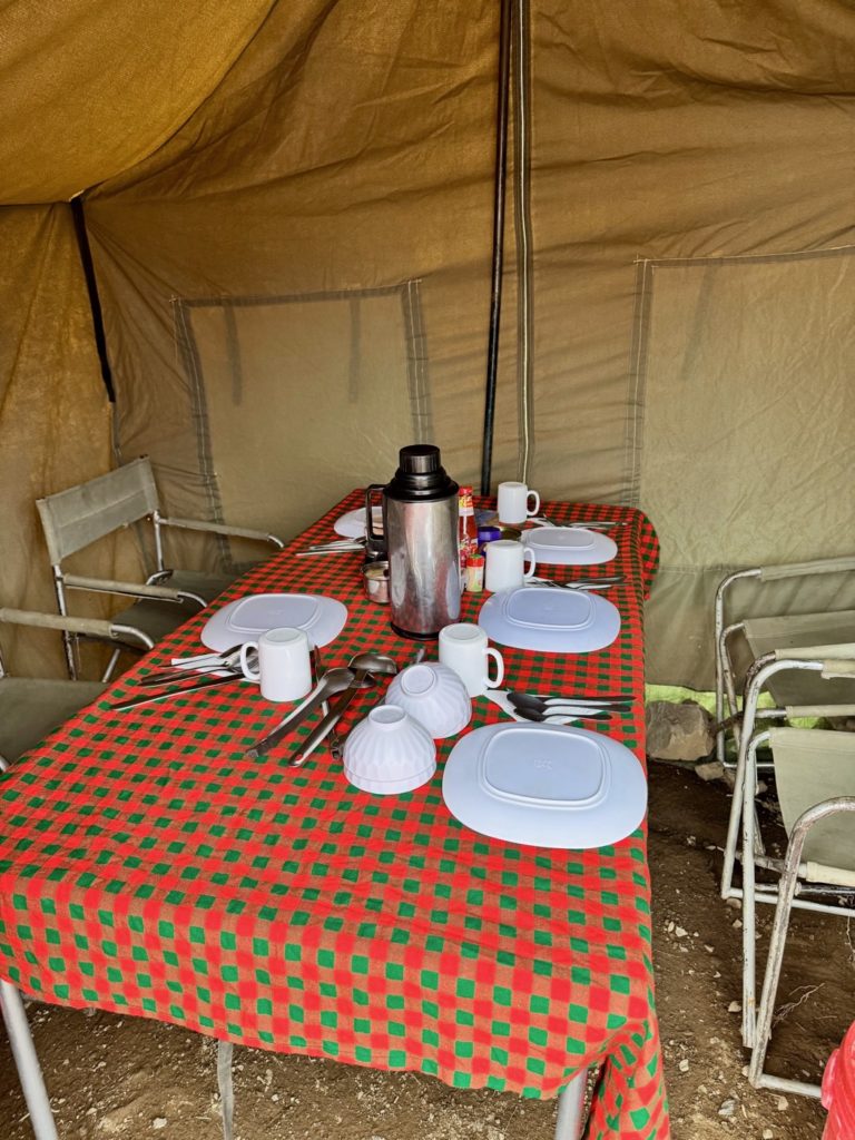 un super repas à 3750 m