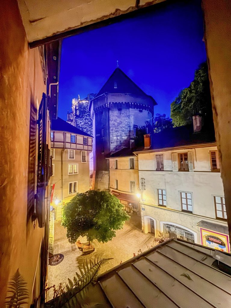 La vue depuis notre chambre 