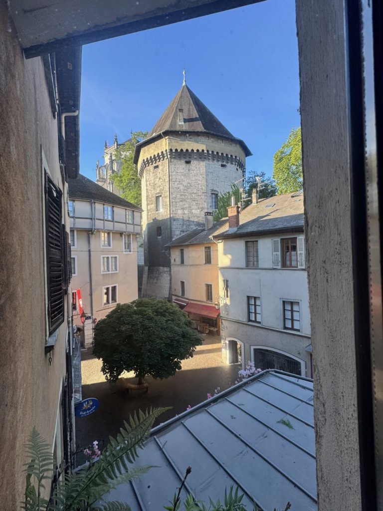 La vue depuis notre chambre 
