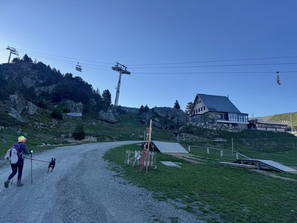 départ de la rando 